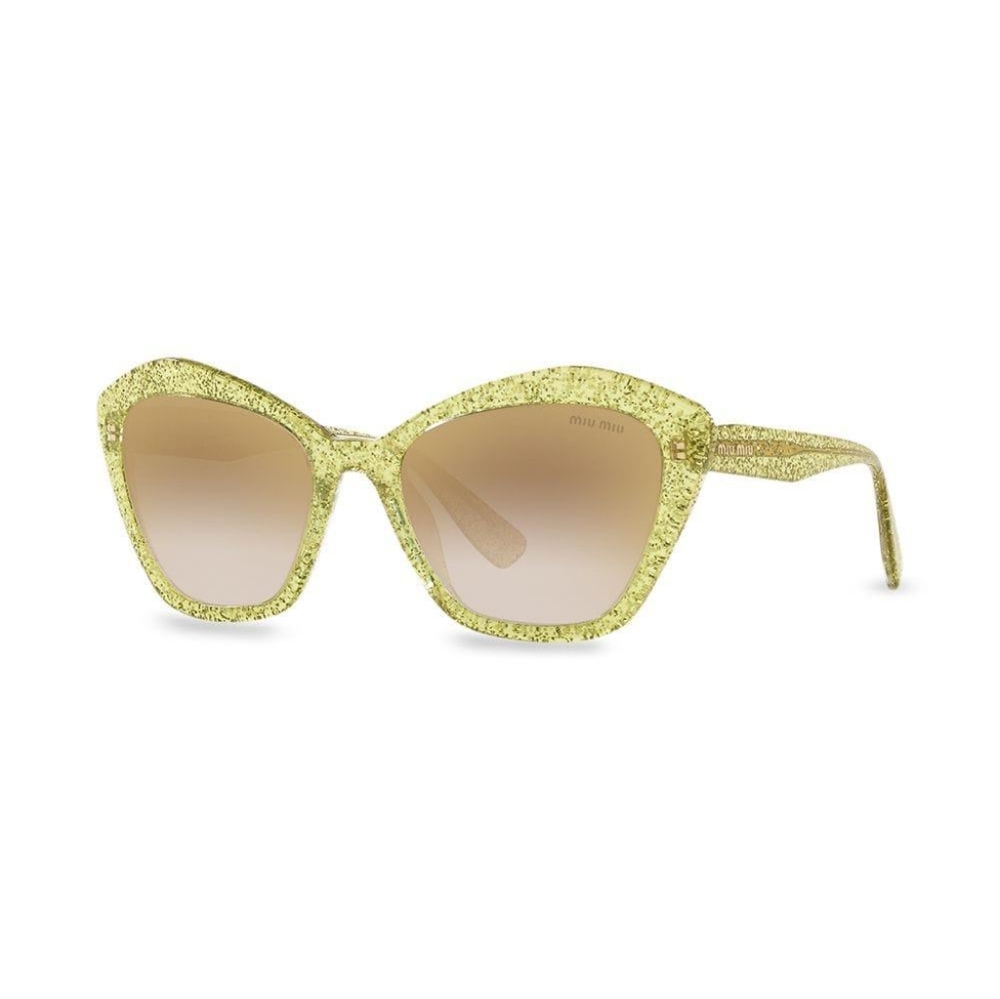 Miu miu yellow glitter sunglasses NWB